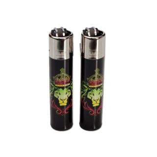 Зажигалка Clipper™ Rasta Lion