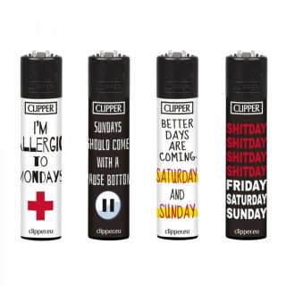 Зажигалка Clipper™ Wk-End Sentences