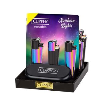 Зажигалка металлическая Clipper™ Northern Lights