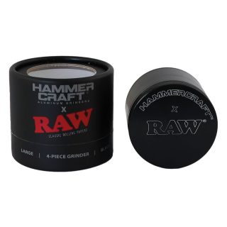 Гриндер RAW Hammer Craft Large Aluminium Black - фото 2