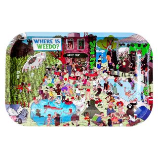 Поднос Best Buds Where is Weedo Medium 17 x 28 см
