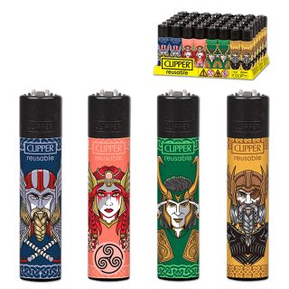 Зажигалка Clipper™ NORDIC GODS