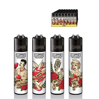 Зажигалка Clipper™ TATTOO #10