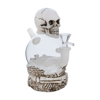 Бонг Resin Human Skull Ball