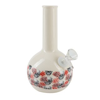 Бонг Black Skull Ceramic White