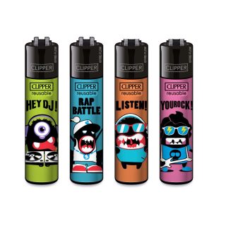 Зажигалка Clipper™ Music Monsterz
