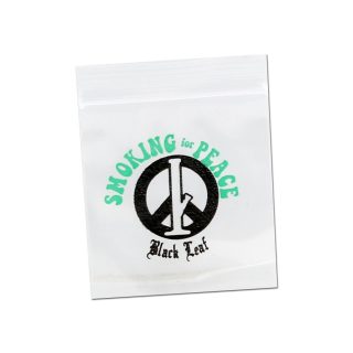 Пакеты Ziplock Black Leaf Smoking for Peace 35х35 мм