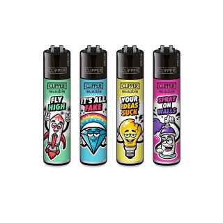 Зажигалка Clipper™ Snappy Slogan