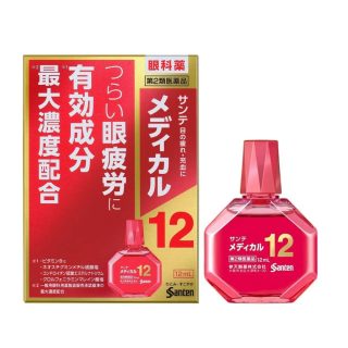 Японские капли для глаз Sante Med 12+