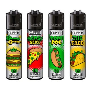 Зажигалка Clipper™ 420 Junk Food