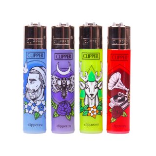 Зажигалка Clipper Hipster Tattos