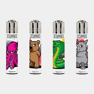 Зажигалка Clipper™ Animals Killer