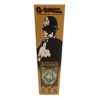 Конусы G-Rollz Banksy's Graffiti Rude Copper Unbleached KS 3 шт
